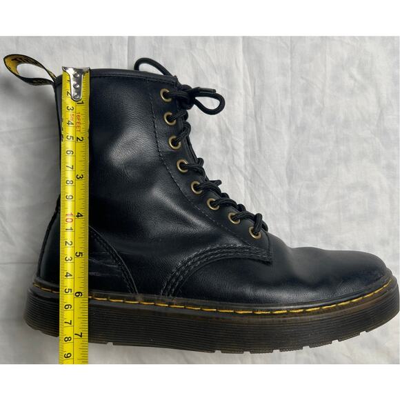 Dr Martens Boots Zavala Black Leather Boots Women’s US Size 6 - Picture 6 of 8